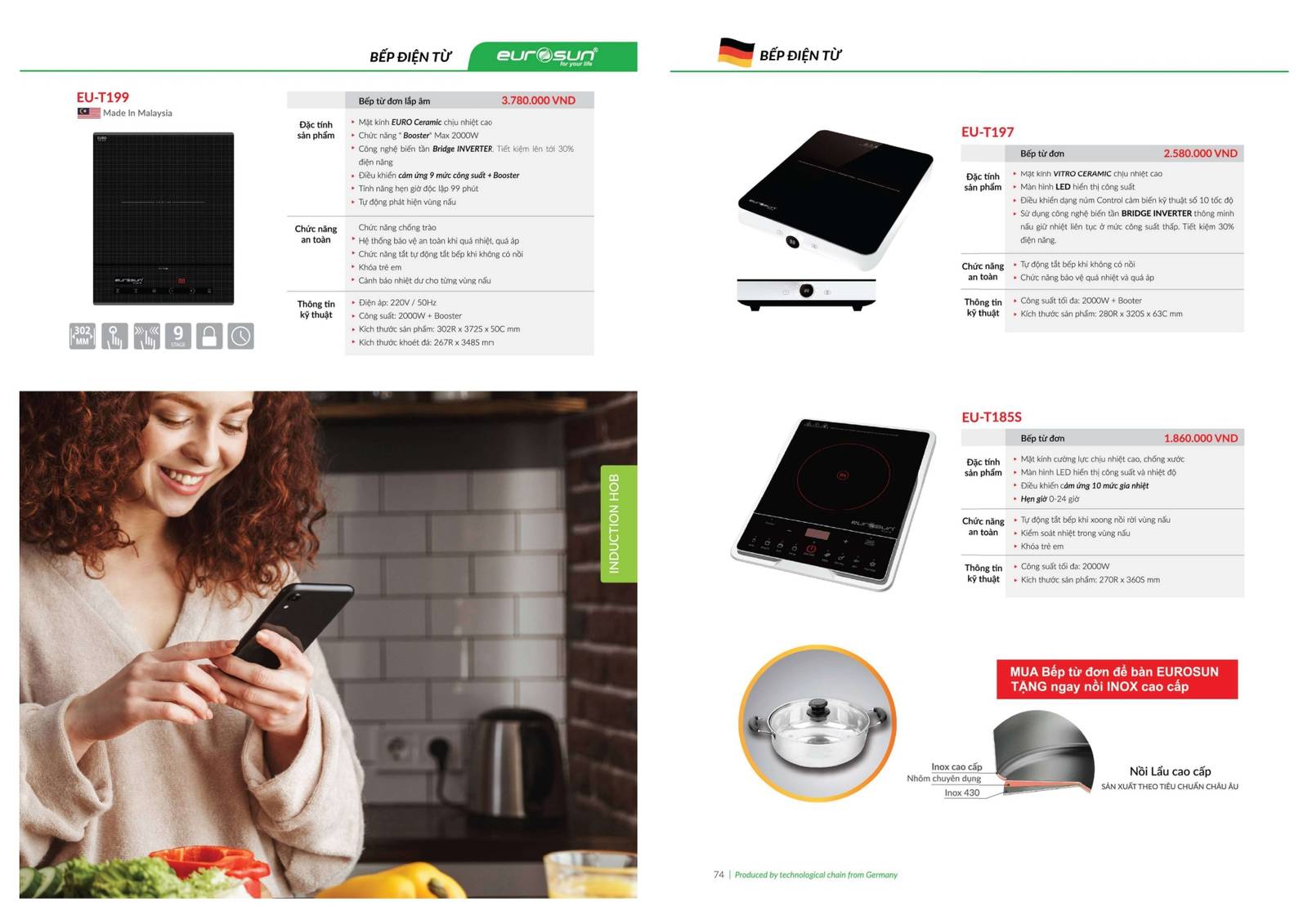 Thiết bị nhà bếp EUROSUN Catalogue và Bảng giá mới nhất /Page 37